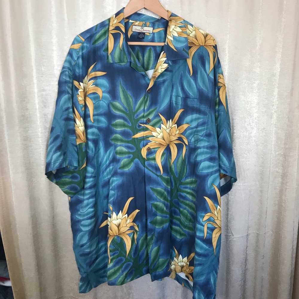 Tommy Bahama Silk Shirt - XXL